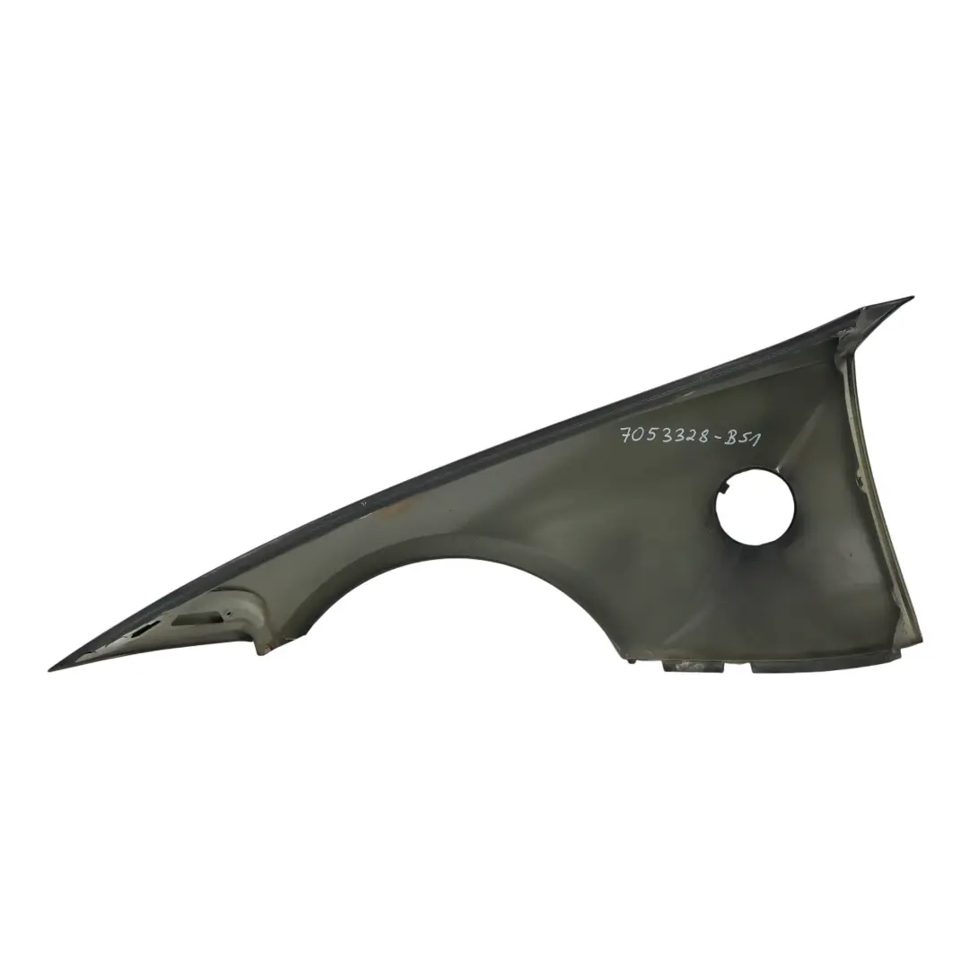 Błotnik Prawy Przedni Black Sapphire Czarny Metalik - 475 do BMW Z4 E85 o numerze 7053328 BMW Z4 E85 Błotnik Prawy Przedni Black Sapphire Czarny Metalik - 475 - SKU 7053328-BS1 - Numer Części 7053328