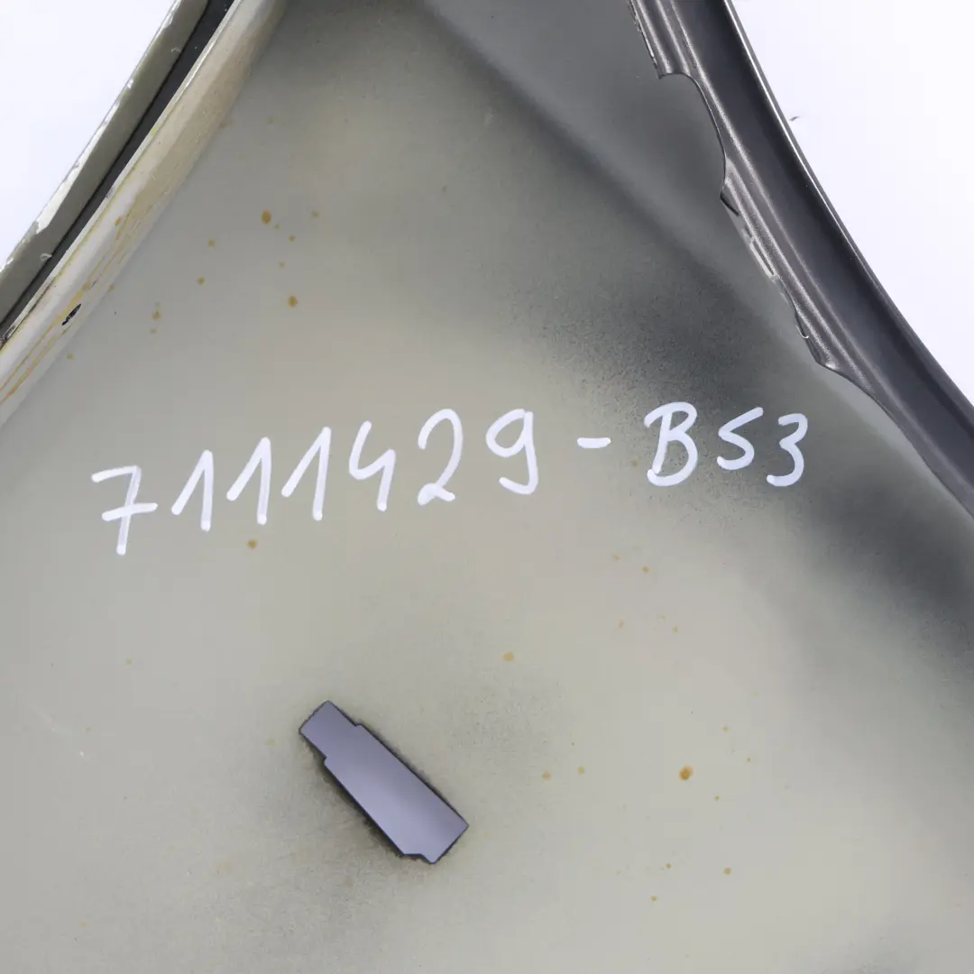  Pannello alare BMW E60 E61 anteriore sinistro laterale Black Sapphire - 475 - SKU 7111429-BS3 - Numero di parte 7111429