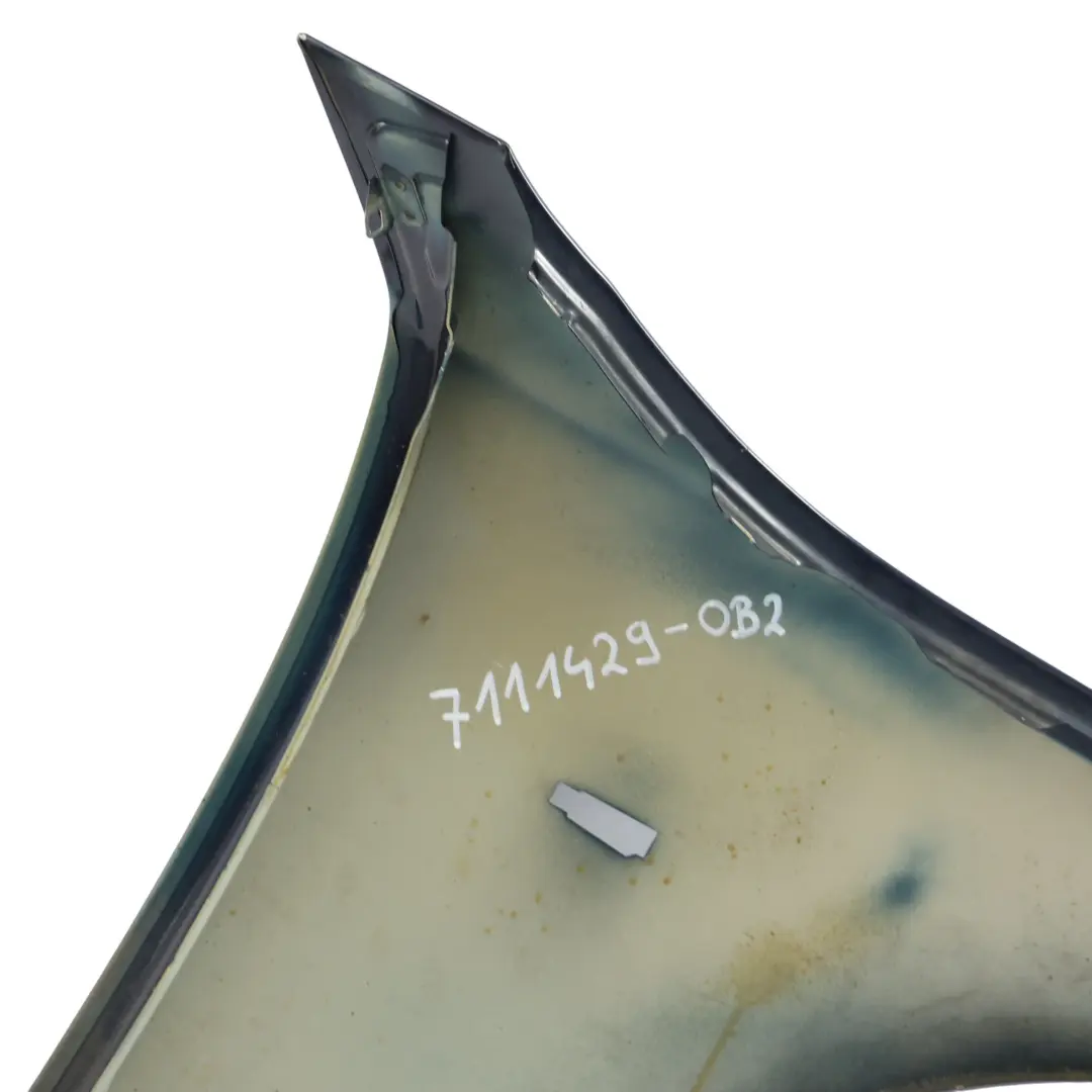 Wing Fender Front Left N/S Side Panel Orientblau Blue - 317 to BMW E60 E61 with Part number 7111429 BMW E60 E61 Wing Fender Front Left N/S Side Panel Orientblau Blue - 317 - SKU 7111429-OB2 - Part number 7111429