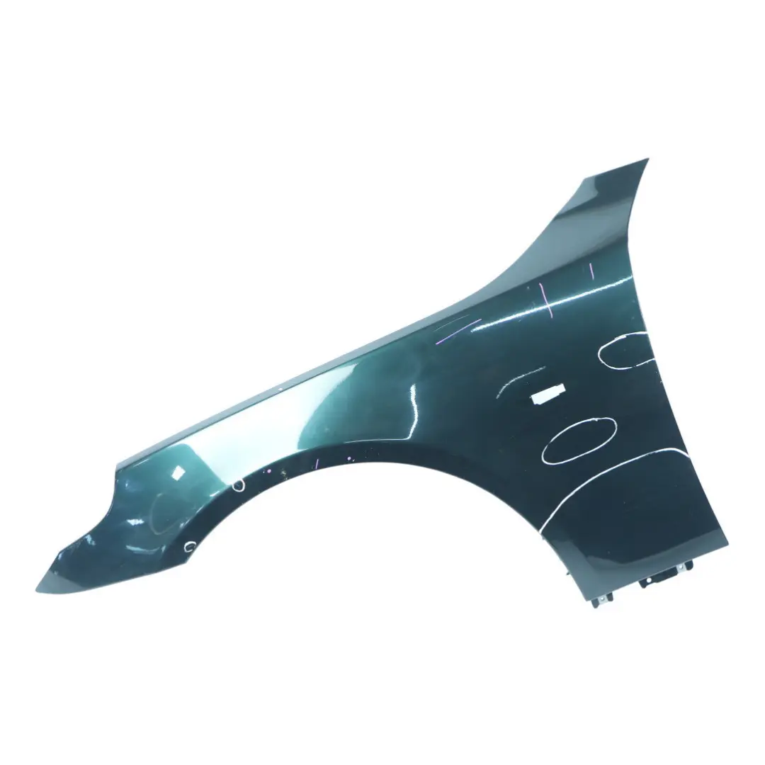 BMW E60 E61 Front Left N/S Wing Fender Side Panel Tiefgruen Deep Green - A43 - SKU 7111429-TG - Part number 7111429