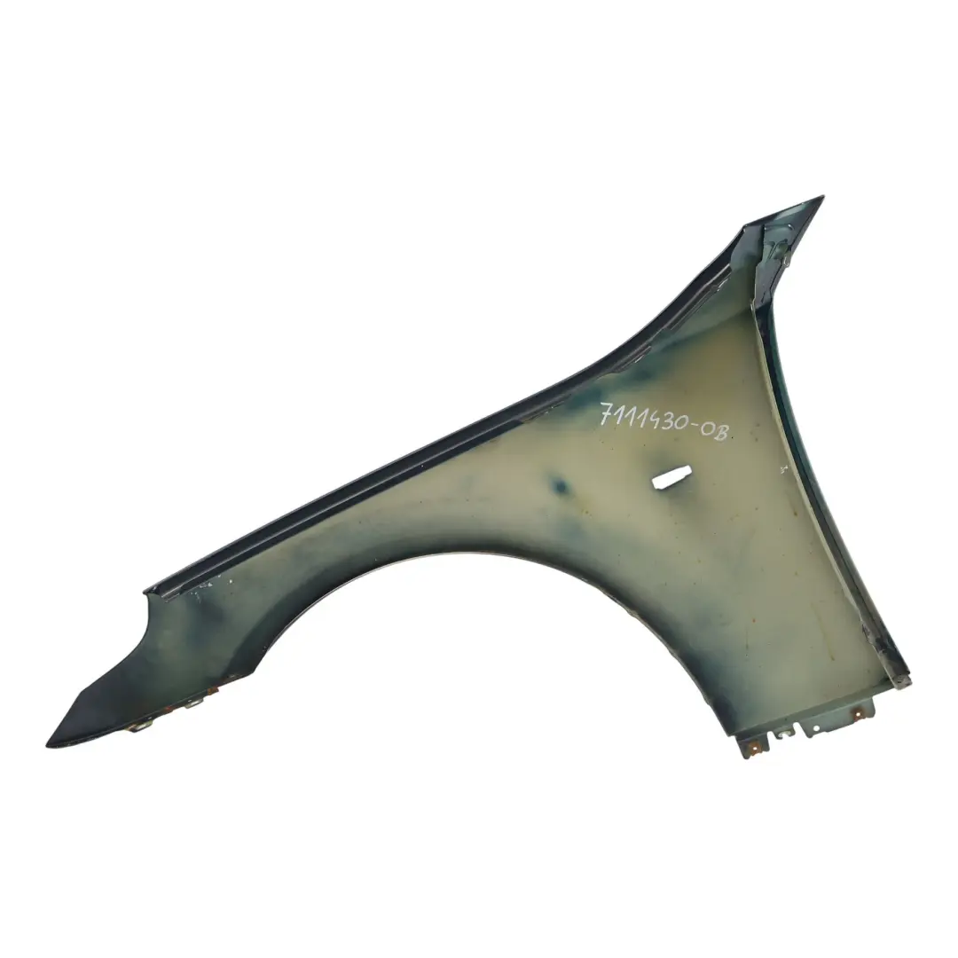 Panel Lateral Ala Guardabarros Delantero Derecho Orientblau - 317 para BMW E60 E61 con número de pieza 7111430 BMW E60 E61 Panel Lateral Ala Guardabarros Delantero Derecho Orientblau - 317 - SKU 7111430-OB - Número de pieza 7111430