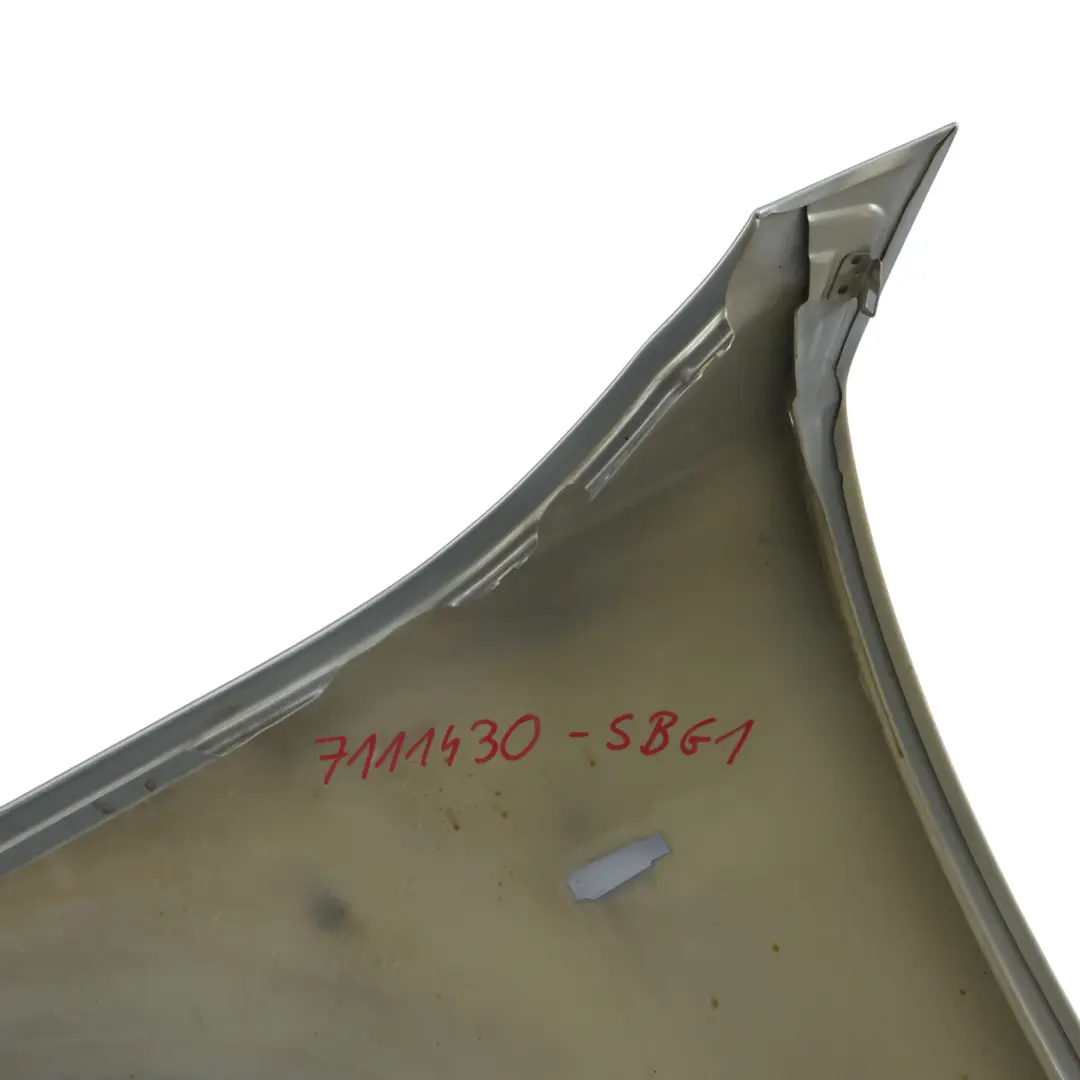 BMW E60 E61 Pannello Laterale Anteriore Destro Parafango Silbergrau - A08 - SKU 7111430-SBG1 - Numero di parte 7111430