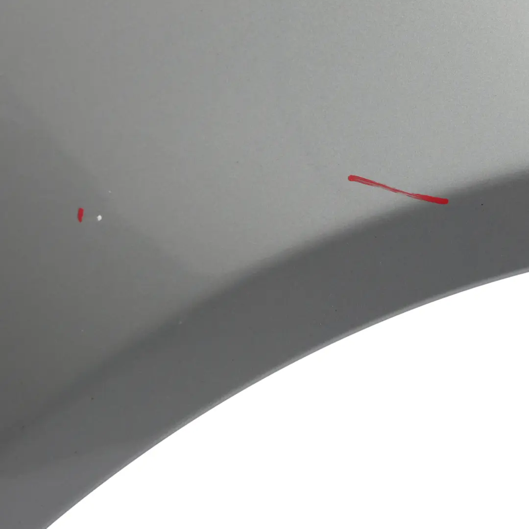 BMW E60 Guardabarros Delantero Derecho Panel Lateral Silbergrau Gris Plata A08 - SKU 7111430-SBG1 - Número de pieza 7111430