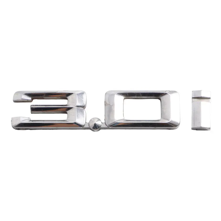 BMW Z4 E85 3.0i Wing Fender Lettering Emblem Badge Chrome 7114723