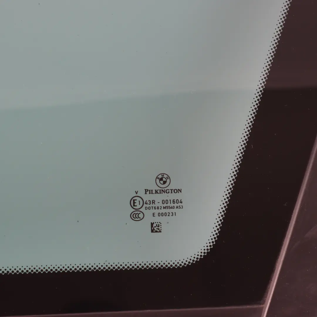 BMW E91 Side Tinted Window Glass AS3 Chrome Rear Right O/S - SKU 7130372 - Part number 7130372