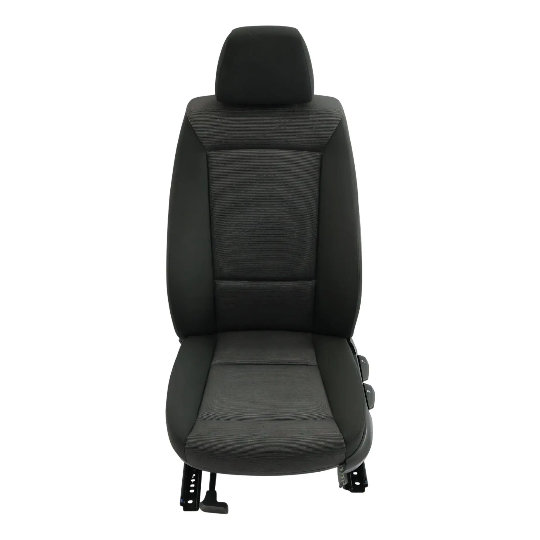 BMW E87 Vorder Sitz Beheizt Stoff Moire Anthrazit Links