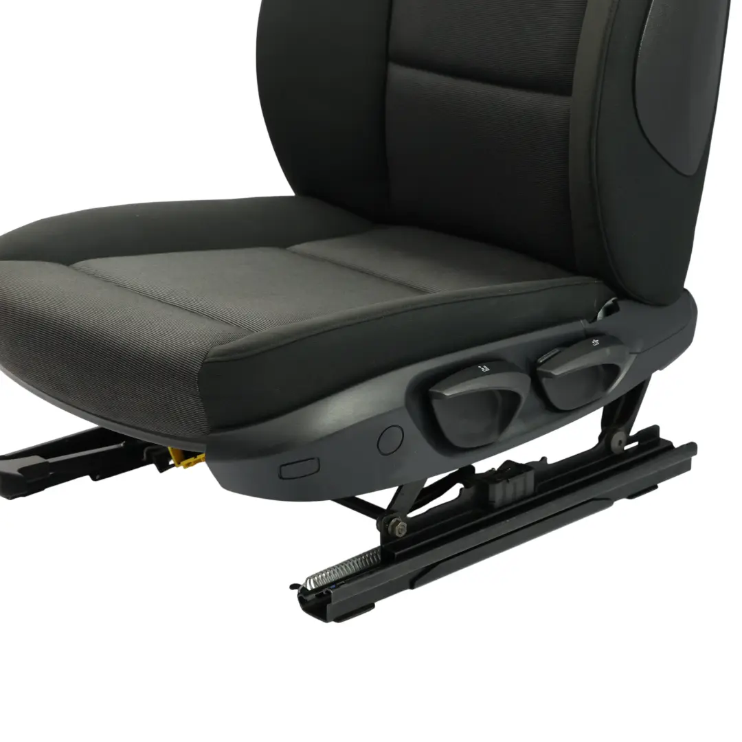 BMW E87 Front Seat Heated Cloth Fabric Moire Anthracite Left N/S - SKU 7130763-3 - Part number 7130763