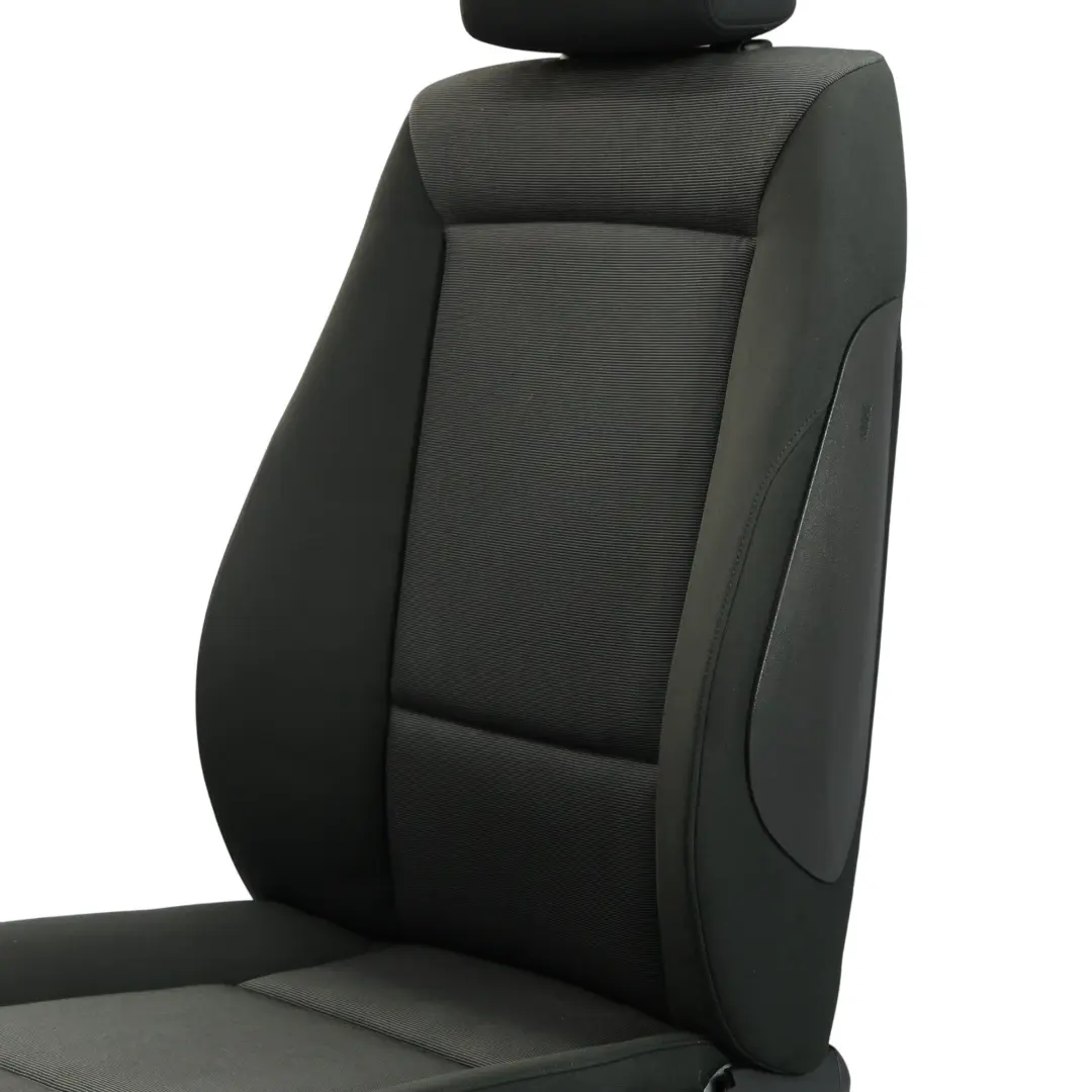 BMW E87 Front Seat Heated Cloth Fabric Moire Anthracite Left N/S - SKU 7130763-3 - Part number 7130763