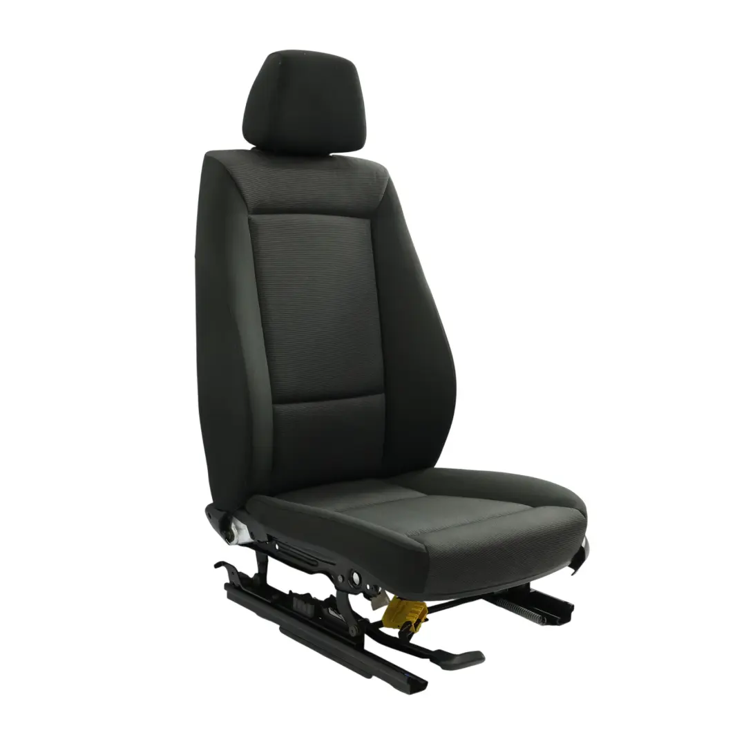 BMW E87 Front Seat Heated Cloth Fabric Moire Anthracite Left N/S - SKU 7130763-3 - Part number 7130763