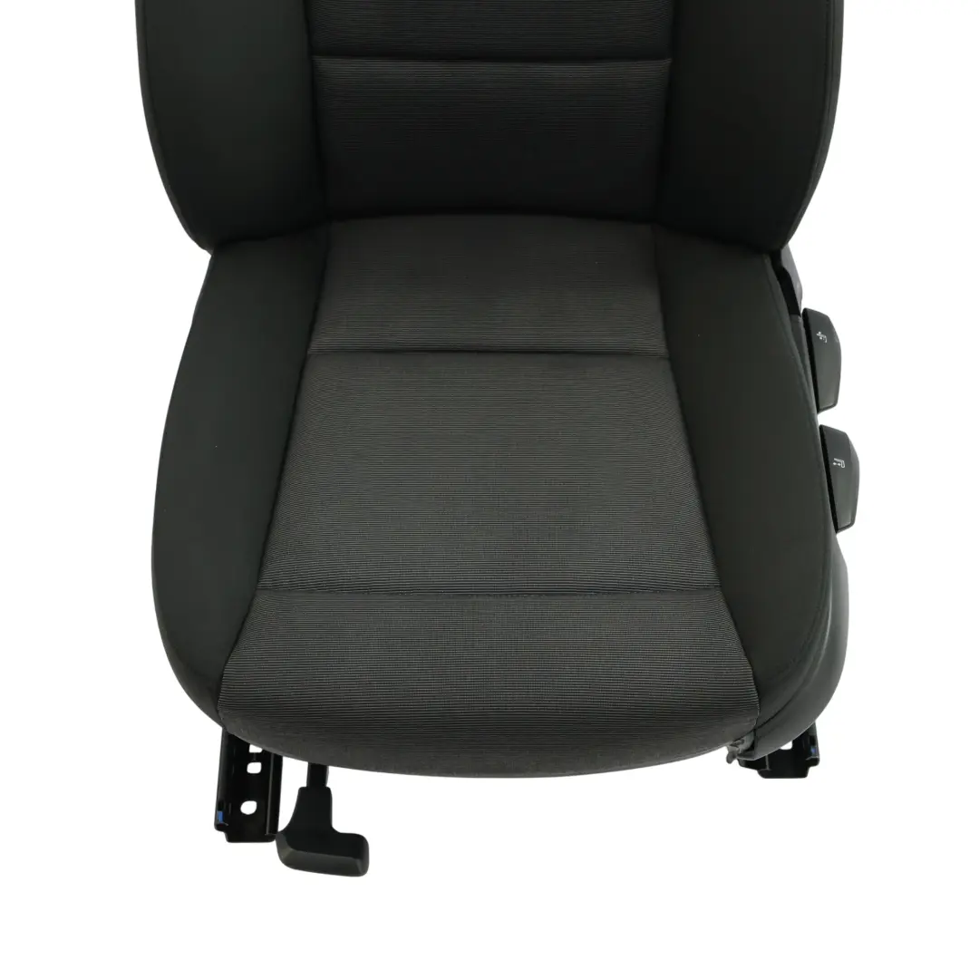 BMW E87 Front Seat Heated Cloth Fabric Moire Anthracite Left N/S - SKU 7130763-3 - Part number 7130763