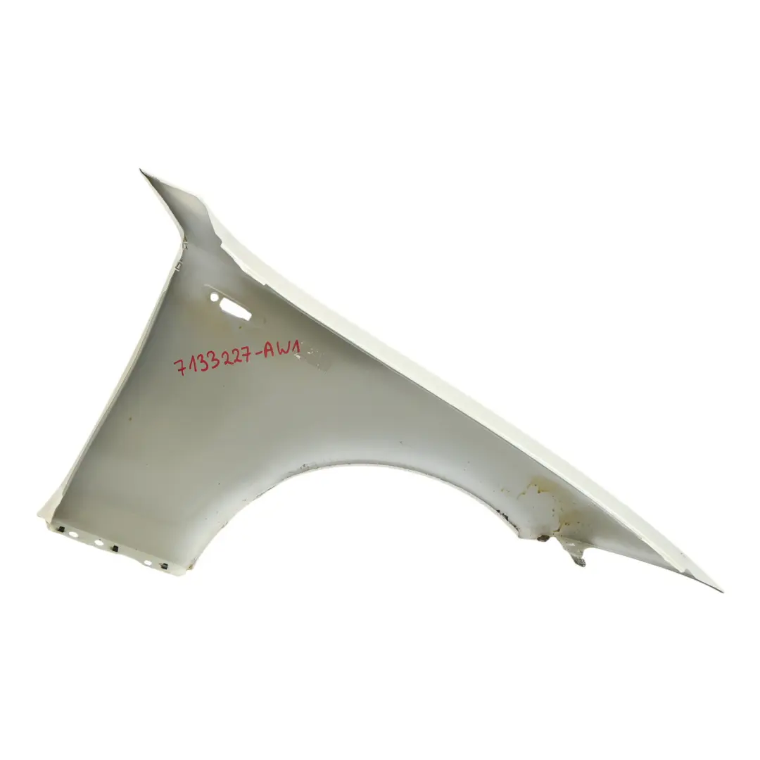 BMW E81 E87 Panel Lateral Guardabarros Delantero Izquierdo Alpinweiss 3 - 300 - SKU 7133227-AW1 - Número de pieza 7133227