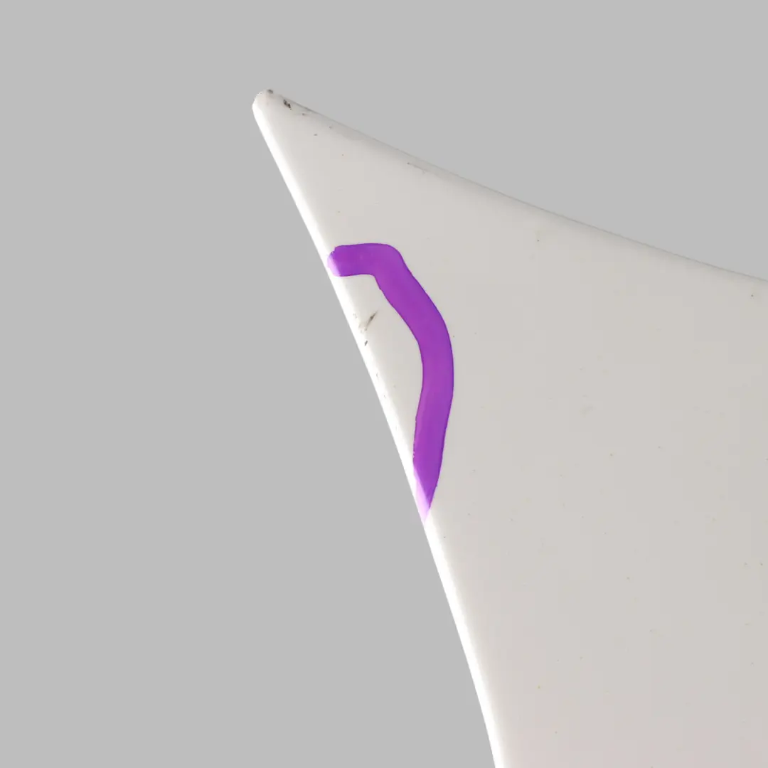 BMW E81 E87 Side Panel Wing Fender Front Right O/S Alpinweiss 3 White - 300 - SKU 7133228-AW - Part number 7133228