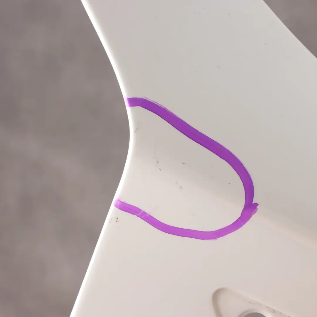 BMW E81 E87 Side Panel Wing Fender Front Right O/S Alpinweiss 3 White - 300 - SKU 7133228-AW - Part number 7133228