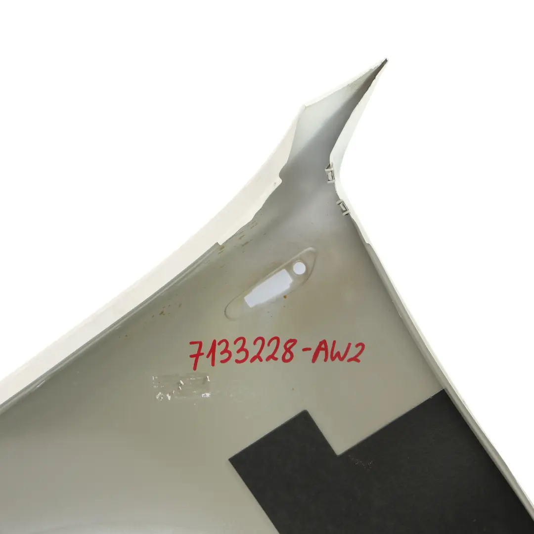 BMW E81 E87 Seitenverkleidung Kotflügel Vorne Rechts Alpinweiss 3 Weiss - 300 - SKU 7133228-AW2 - Teilenummer 7133228