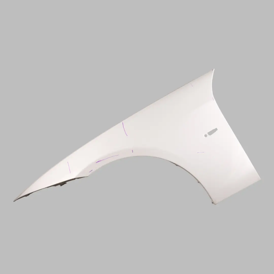 Side Panel Fender Wing Front Left N/S Alpinweiss White - 300 to BMW E90 E91 with Part number 7135679 BMW E90 E91 Side Panel Fender Wing Front Left N/S Alpinweiss White - 300 - SKU 7135679-AW - Part number 7135679