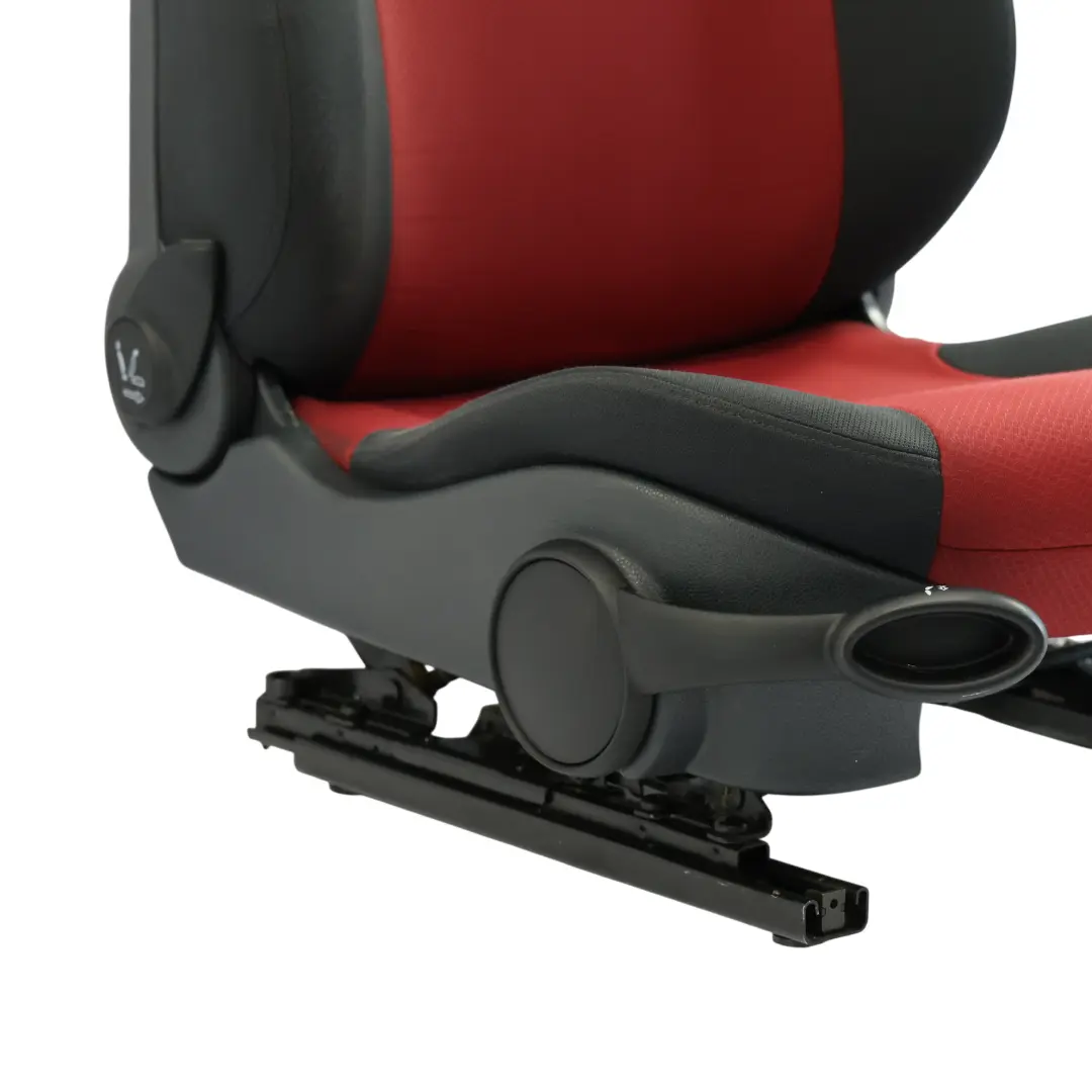Mini Cooper One R50 Front Cloth Fabric Seat Molette Tartan Red Right O/S - SKU 7136292 - Part number 7136292