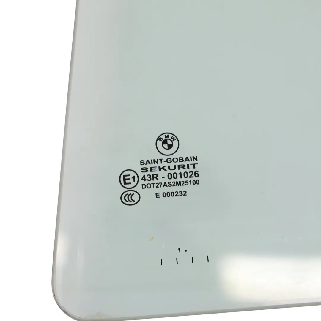 BMW F02 F04 Rear Left Door N/S Side Window Glass Green AS2 - SKU 7182093 - Part number 7182093