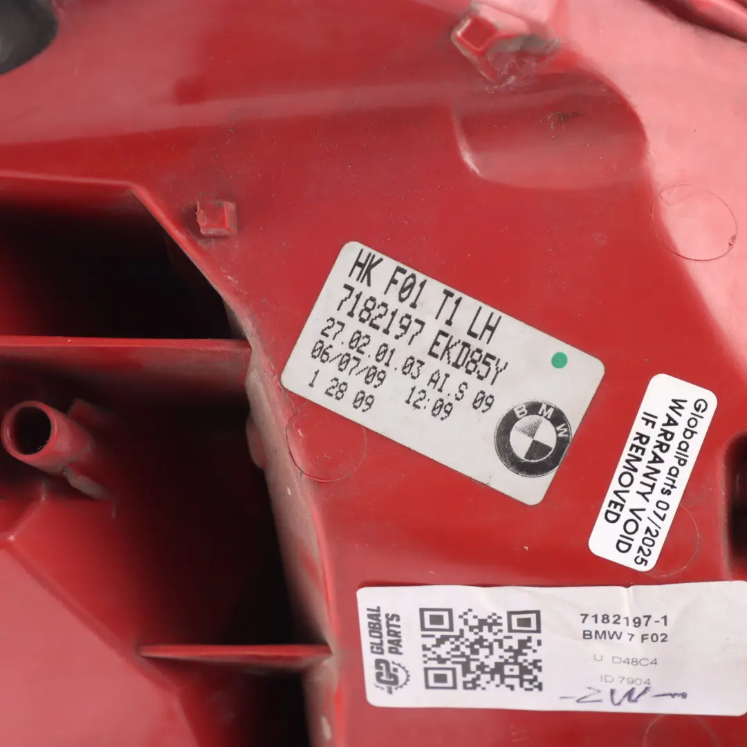 Lamp BMW F01 F02 F03 Light In The Side Panel Left N/S to Rear with Part number 7182197 Rear Lamp BMW F01 F02 F03 Light In The Side Panel Left N/S - SKU 7182197-1 - Part number 7182197