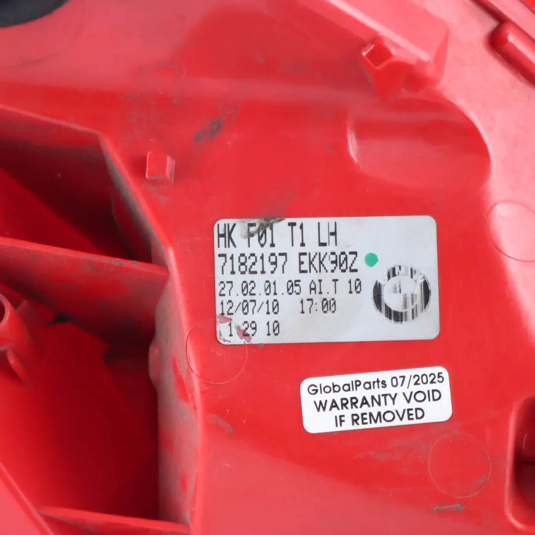 BMW F01 F02 F03 Feu Arrière Dans Le Panneau Latéral Gauche - SKU 7182197 - Numéro de pièce 7182197