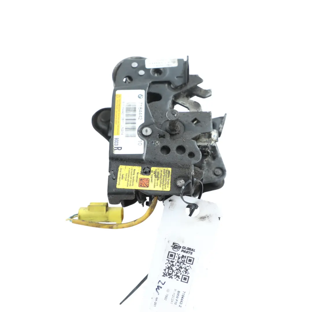  Blocco cofano BMW F01 F10 F11 Sistema chiusura anteriore cofano destra - SKU 7184442-2 - Numero di parte 7184442