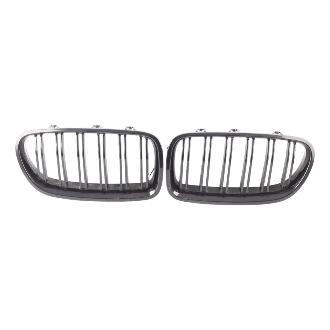 Front Bumper Grille BMW F10 F11 Kidney Radiator Black Right O/S SET to with Part number 7200728 Front Bumper Grille BMW F10 F11 Kidney Radiator Black Right O/S SET - SKU 7200728-2 - Part number 7200728