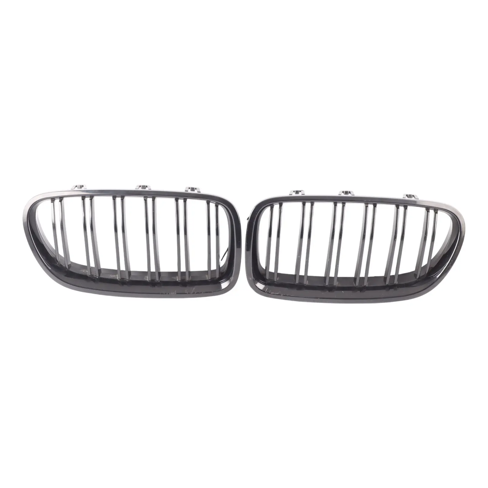 Front Bumper Grille BMW F10 F11 Kidney Radiator Black Right O/S 7200728 SET