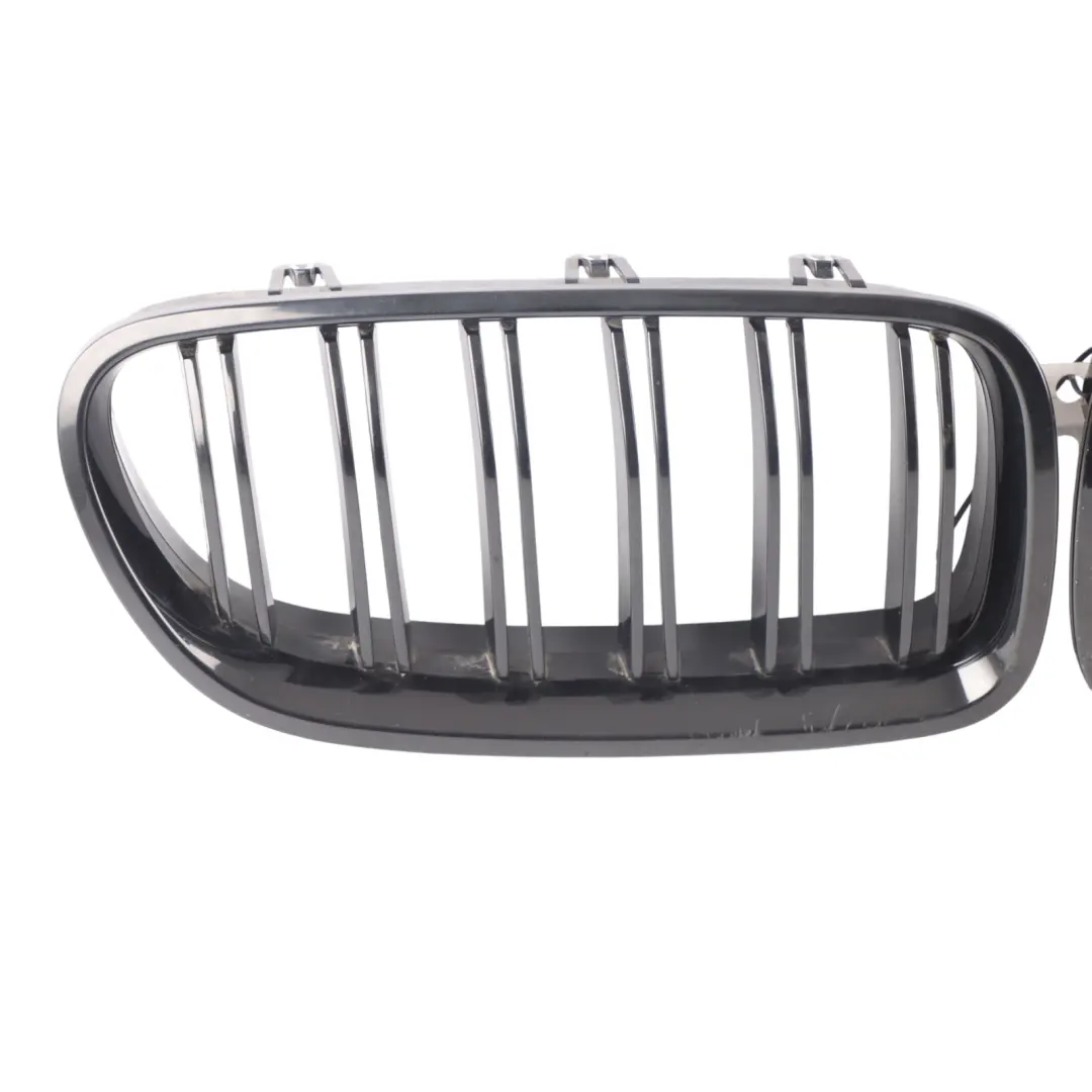 Front Bumper Grille BMW F10 F11 Kidney Radiator Black Right O/S SET to with Part number 7200728 Front Bumper Grille BMW F10 F11 Kidney Radiator Black Right O/S SET - SKU 7200728-2 - Part number 7200728