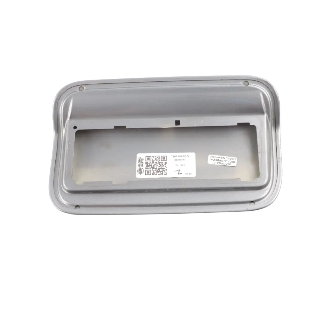 F11N LCI Fuel Filler Cover Flap Spacegrau Metallic - A52 to BMW F11 with Part number 7206566 BMW F11 F11N LCI Fuel Filler Cover Flap Spacegrau Metallic - A52 - SKU 7206566-SCG - Part number 7206566