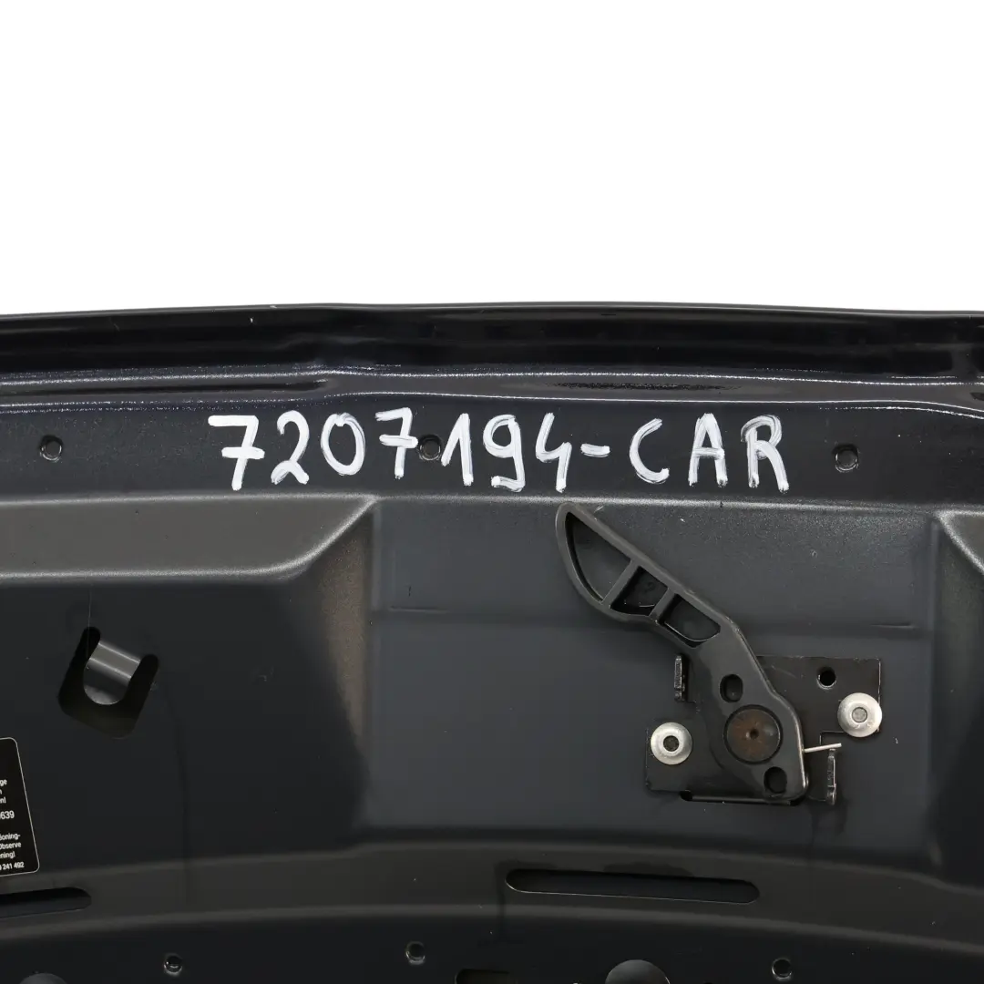 Hood Bonnet BMW F10 Aluminium Cover Panel Carbonschwarz Black - 416 to with Part number 7207194 Hood Bonnet BMW F10 Aluminium Cover Panel Carbonschwarz Black - 416 - SKU 7207194-CAR - Part number 7207194