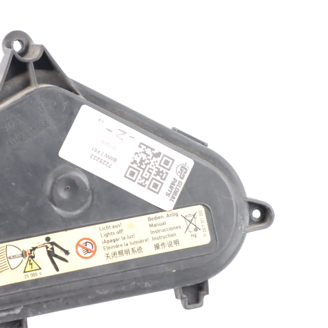 BMW F01 F02 F03 Capuchon De Protection De Phare Avant Gauche Xénon 7211223 - SKU 7225233 - Numéro de pièce 7225233