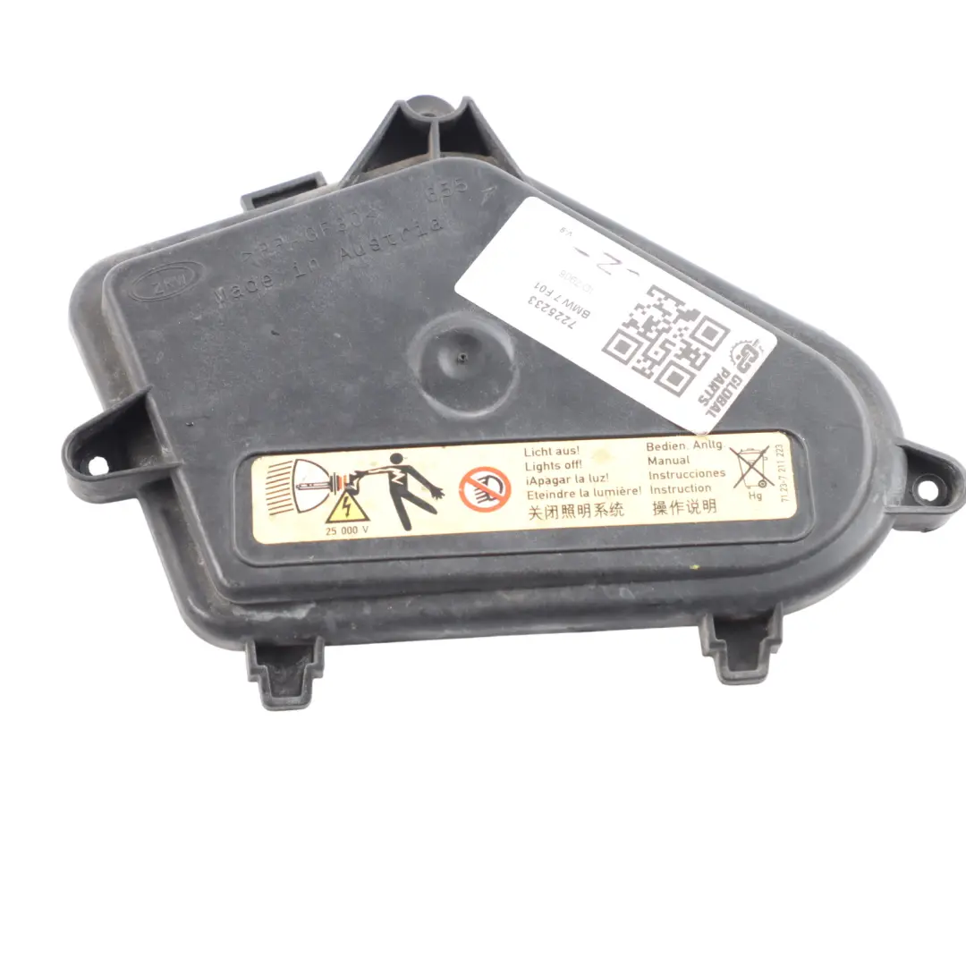 BMW F01 F02 F03 Xenon Scheinwerfer Kopf Lampe Abdeckkappe Vorne Links 7211223 - SKU 7225233 - Teilenummer 7225233