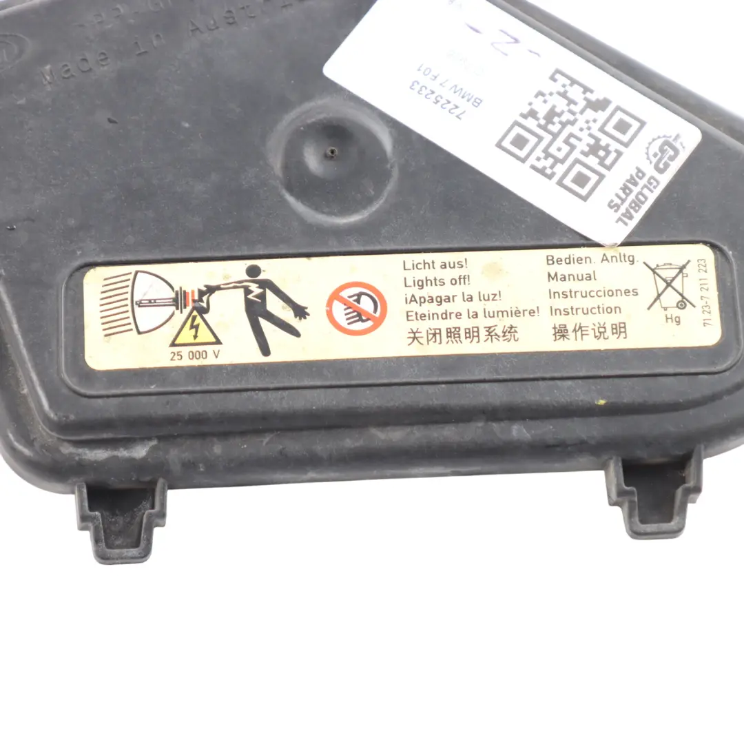 Scheinwerfer Kopf Lampe Abdeckkappe Vorne Links 7211223 für BMW F01 F02 F03 Xenon mit Teilenummer 7225233 BMW F01 F02 F03 Xenon Scheinwerfer Kopf Lampe Abdeckkappe Vorne Links 7211223 - SKU 7225233 - Teilenummer 7225233
