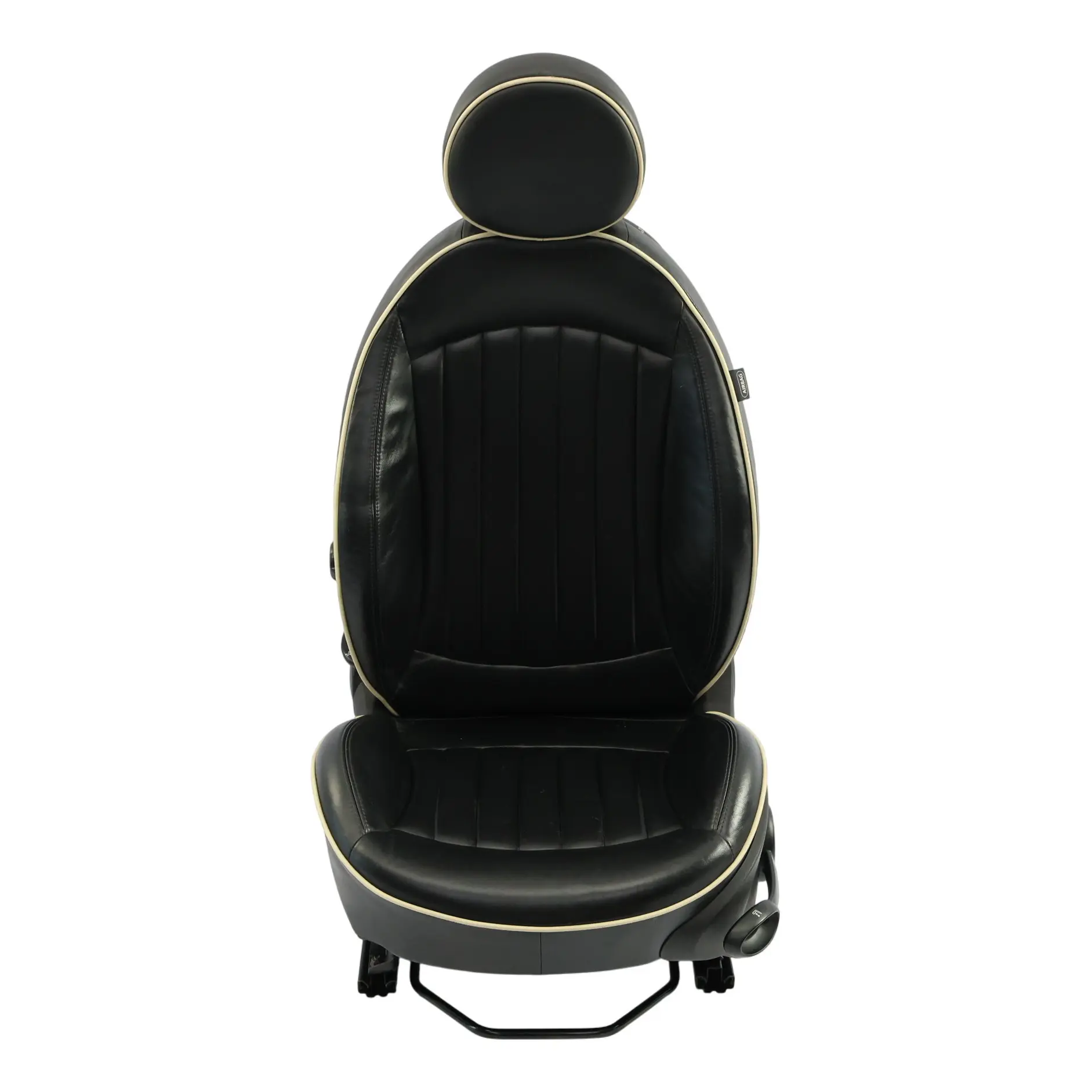 Vordersitz Mini Cooper R55 R56 Sport Schwarz Leder Links