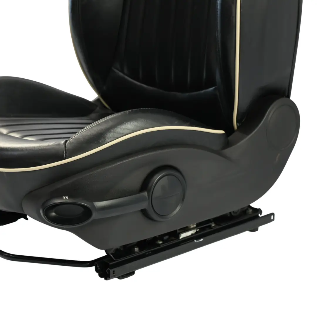 Front Seat Mini Cooper R55 R56 Sport Black Leather Left Side N/S to with Part number 7229549 Front Seat Mini Cooper R55 R56 Sport Black Leather Left Side N/S - SKU 7229549-3 - Part number 7229549