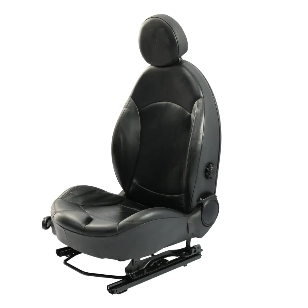 Fotel Skóra Sport Prawy Przód Czarny do MINI R56 o numerze 7229558 MINI R56 Fotel Skóra Sport Prawy Przód Czarny - SKU 7229558 - Numer Części 7229558
