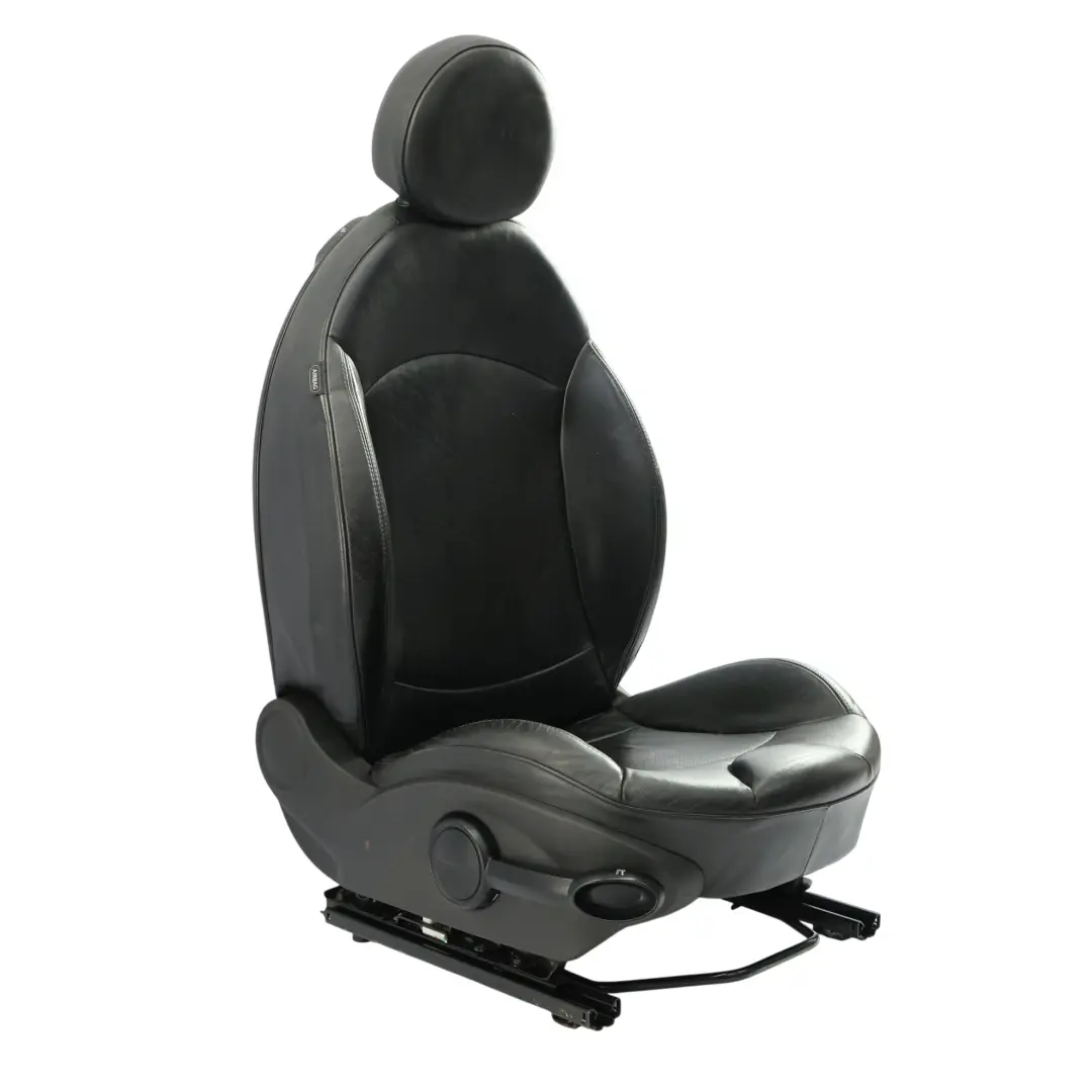 MINI Cooper R55 R56 R57 Sport Carbon Black Leather Front Right O/S Seat Side - SKU 7229558 - Part number 7229558