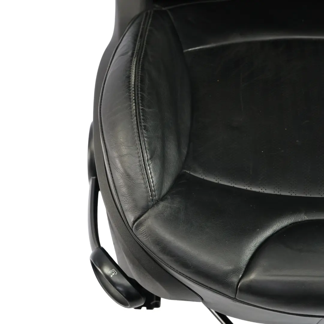 Carbon Black Leather Front Right O/S Seat Side to MINI Cooper R55 R56 R57 Sport with Part number 7229558 MINI Cooper R55 R56 R57 Sport Carbon Black Leather Front Right O/S Seat Side - SKU 7229558 - Part number 7229558