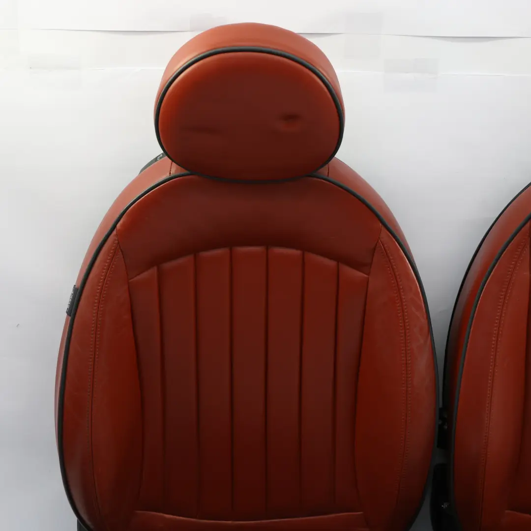 Mini R56 Fotele Grzane Sport Drewna Czerwony Skóra Przód Tył - SKU 7229613-1 - Numer Części 7229613