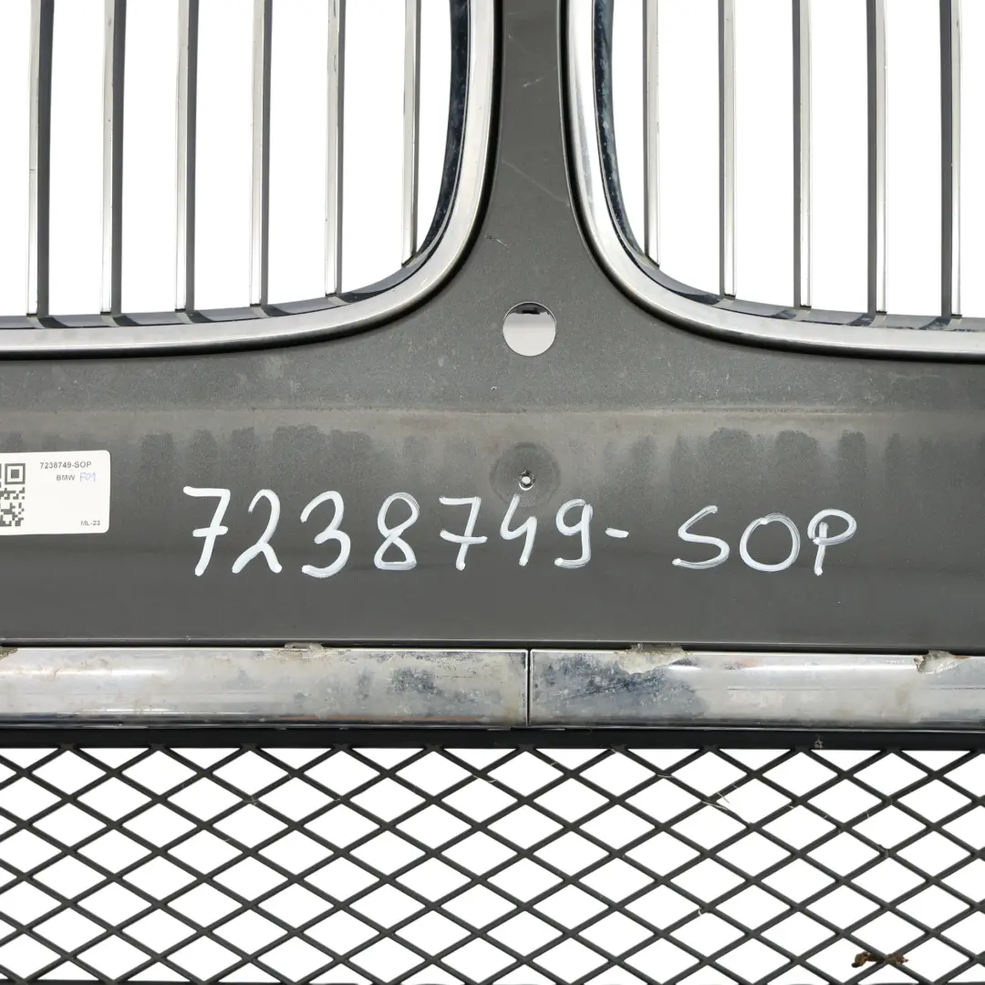 Front Bumper Trim Panel Sophistograu Grey Metallic - A90 to BMW F01 F02 with Part number 7238749 BMW F01 F02 Front Bumper Trim Panel Sophistograu Grey Metallic - A90 - SKU 7238749-SOP - Part number 7238749