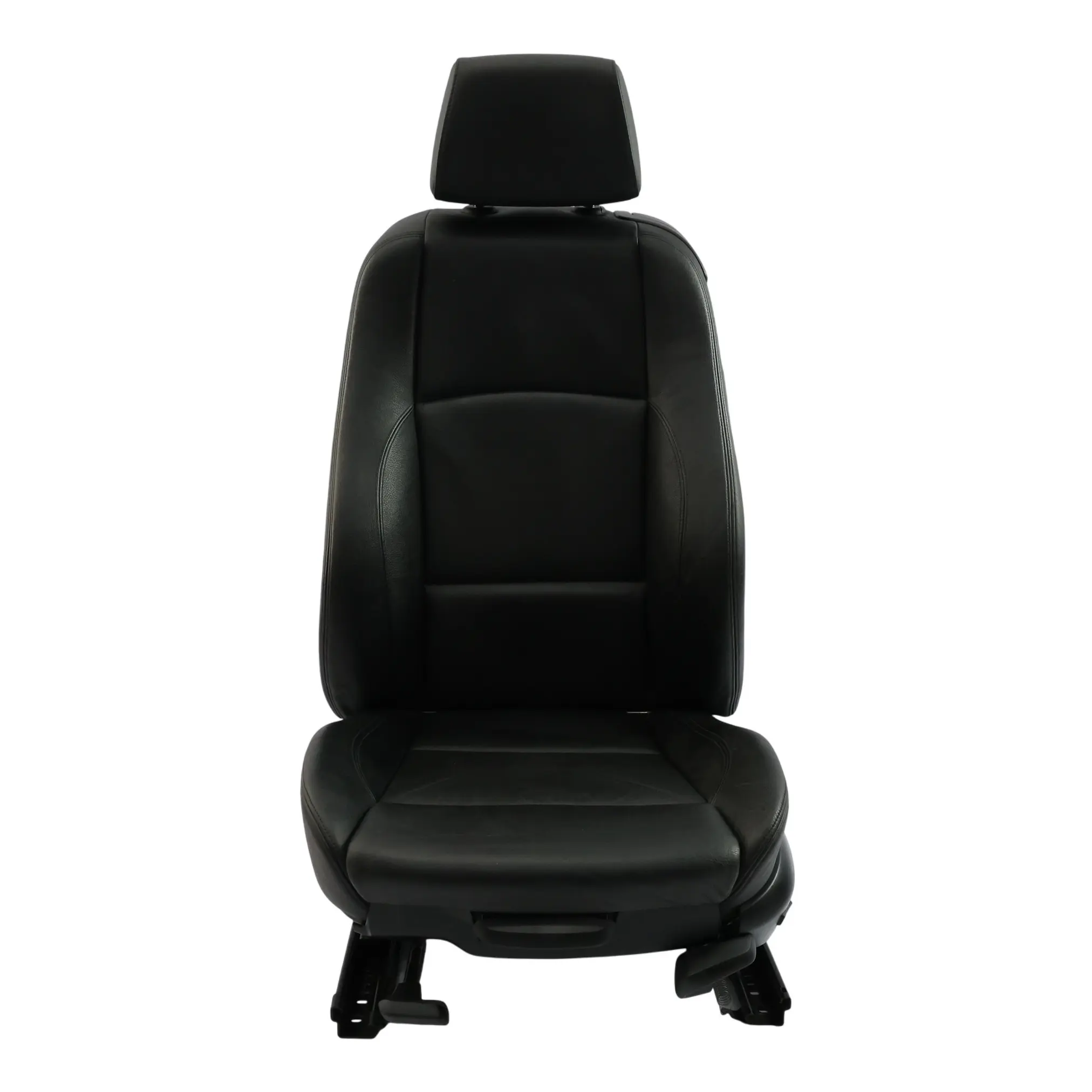BMW Serie 1 E81 E82 Sedile Riscaldato M Sport Pelle Nera Anteriore Sinistra