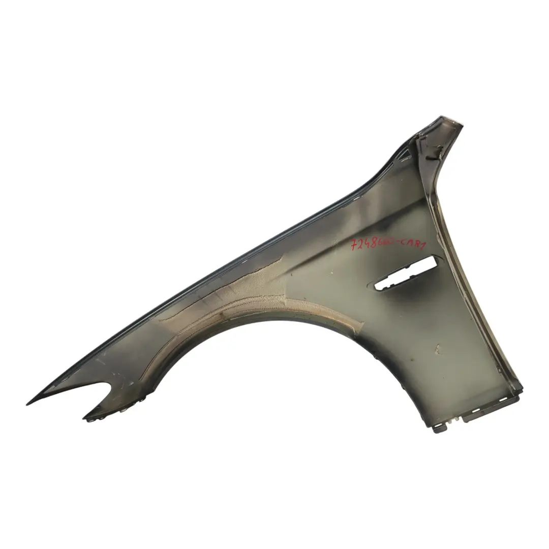 Guardabarros Delantero Derecho Lateral Carbon Black Metallic - 416 para BMW F10 F11 con número de pieza 7248660 BMW F10 F11 Guardabarros Delantero Derecho Lateral Carbon Black Metallic - 416 - SKU 7248660-CAR1 - Número de pieza 7248660