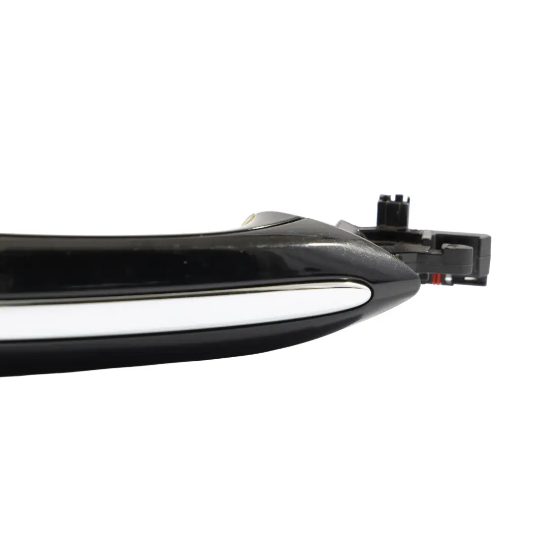 Outer Door Handle Rear Left N/S Black Sapphire 475 to BMW F01 F02 F12 F13 with Part number 7249977 BMW F01 F02 F12 F13 Outer Door Handle Rear Left N/S Black Sapphire 475 - SKU 7249977-BS - Part number 7249977