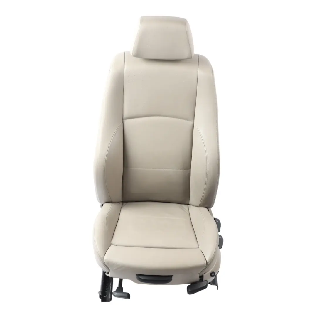 Fotel Lewy Przód Sport Skóra Beż do BMW E87 o numerze 7251073 BMW E87 Fotel Lewy Przód Sport Skóra Beż - SKU 7251073-1 - Numer Części 7251073
