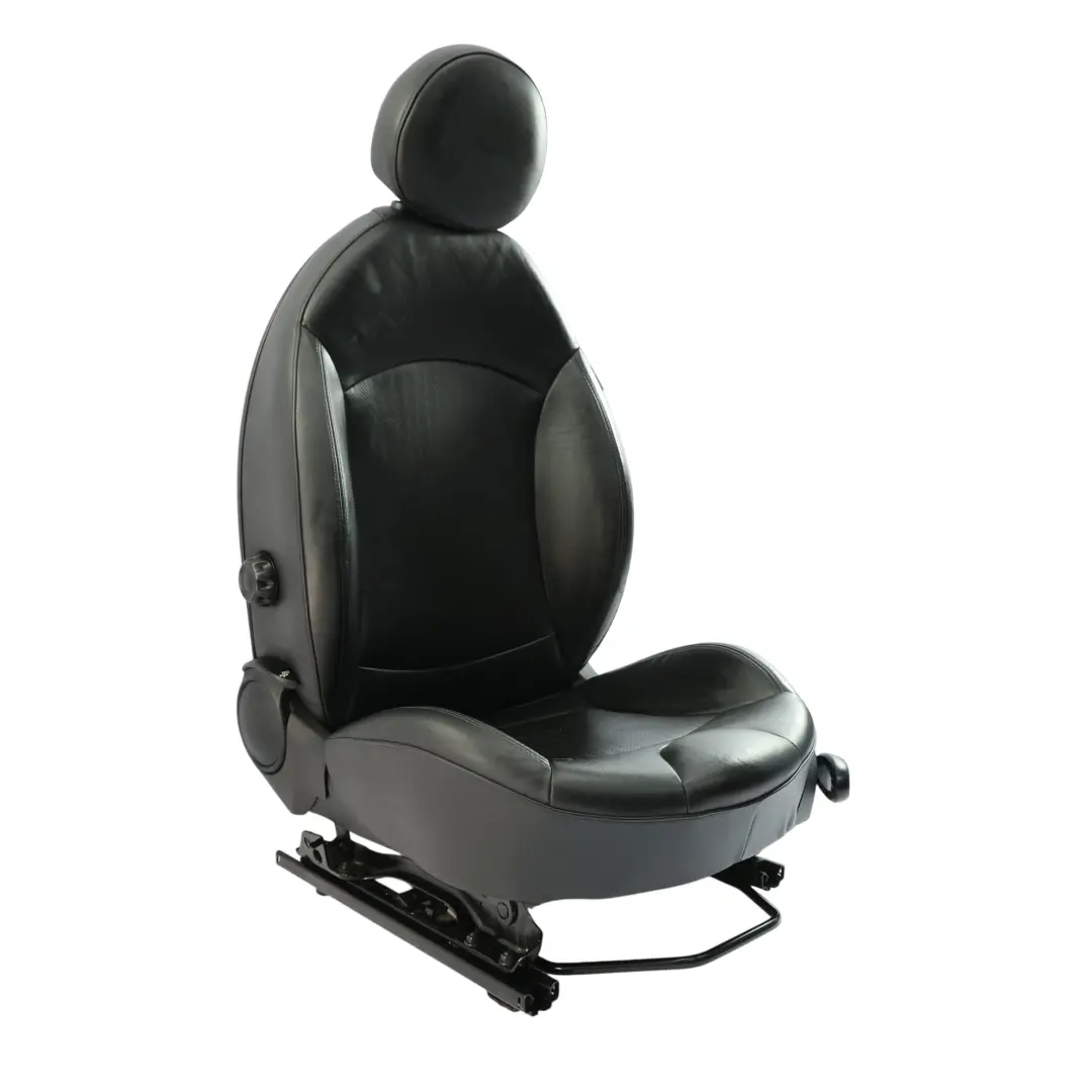 Fotel Sport Lewy Przód Czarna Skóra do Mini Cooper R55 R56 R57 o numerze 7255519 Mini Cooper R55 R56 R57 Fotel Sport Lewy Przód Czarna Skóra - SKU 7255519-5 - Numer Części 7255519