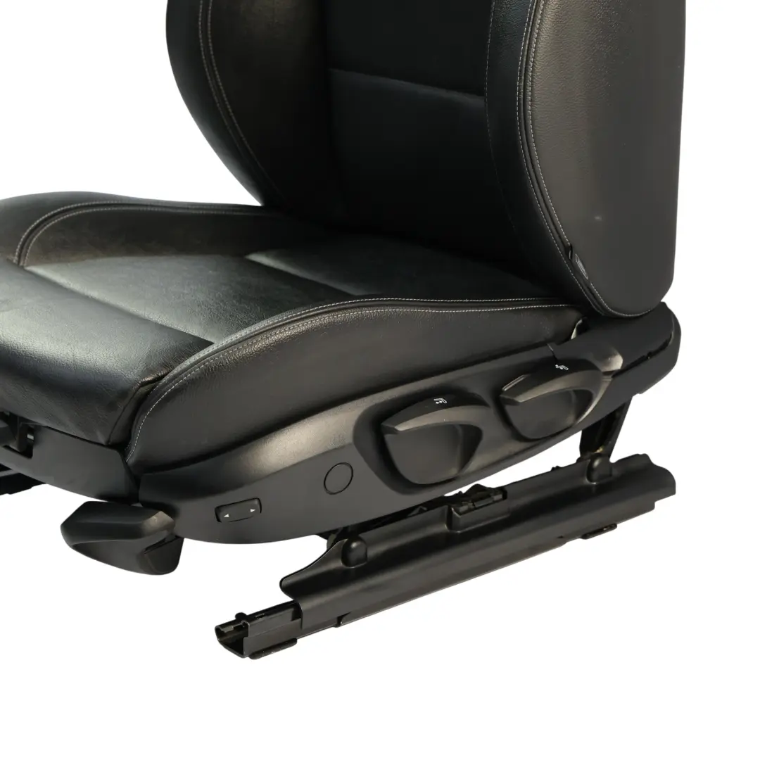  Front Sport Seat BMW X3 F25 X4 F26 Left N/S Heated Leather Nevada Black - SKU 7255677-4 - Part number 7255677