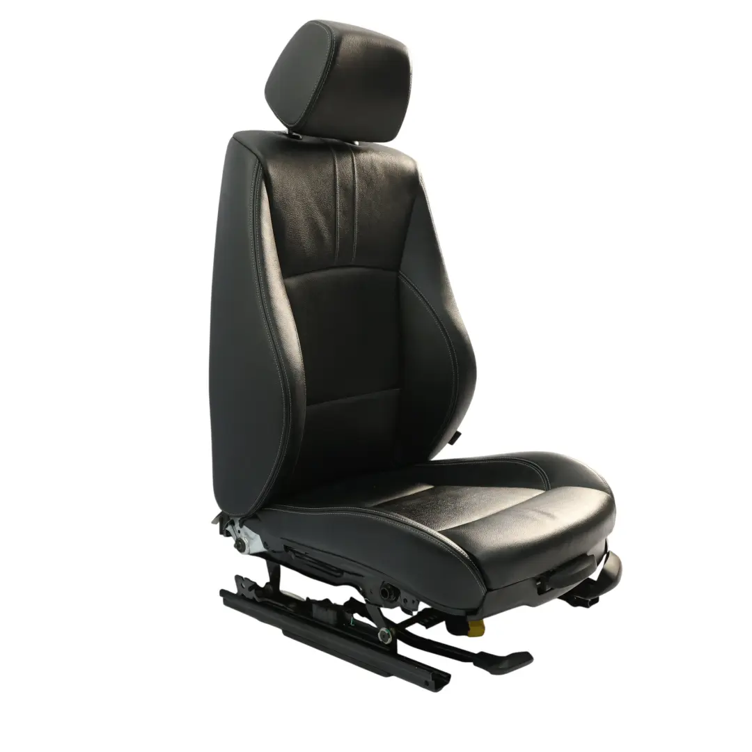  Front Sport Seat BMW X3 F25 X4 F26 Left N/S Heated Leather Nevada Black - SKU 7255677-4 - Part number 7255677