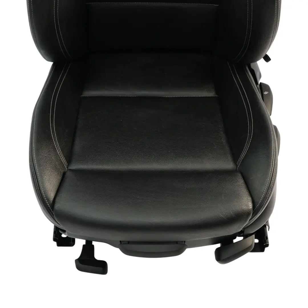  Front Sport Seat BMW X3 F25 X4 F26 Left N/S Heated Leather Nevada Black - SKU 7255677-4 - Part number 7255677