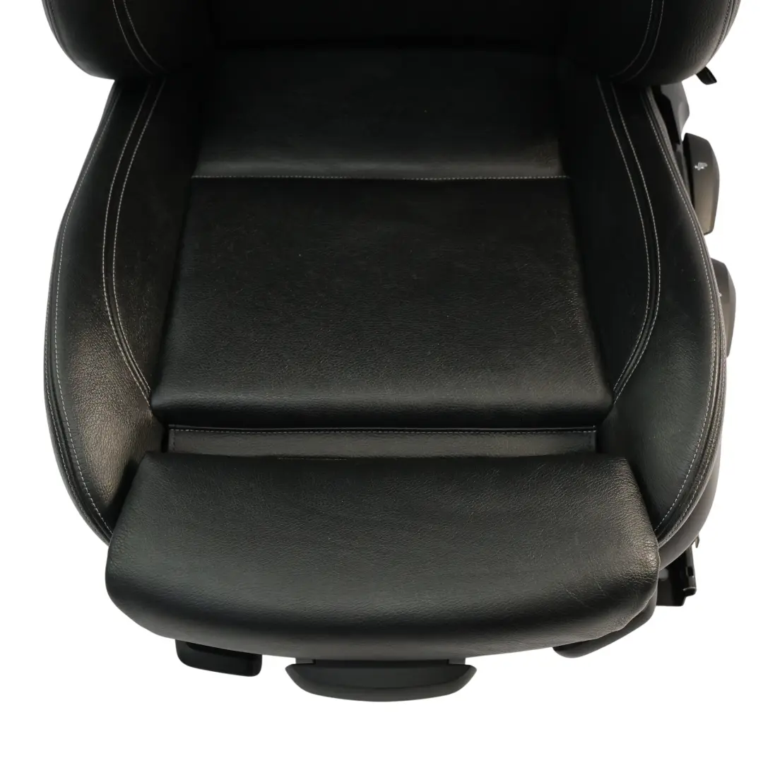  Front Sport Seat BMW X3 F25 X4 F26 Left N/S Heated Leather Nevada Black - SKU 7255677-4 - Part number 7255677