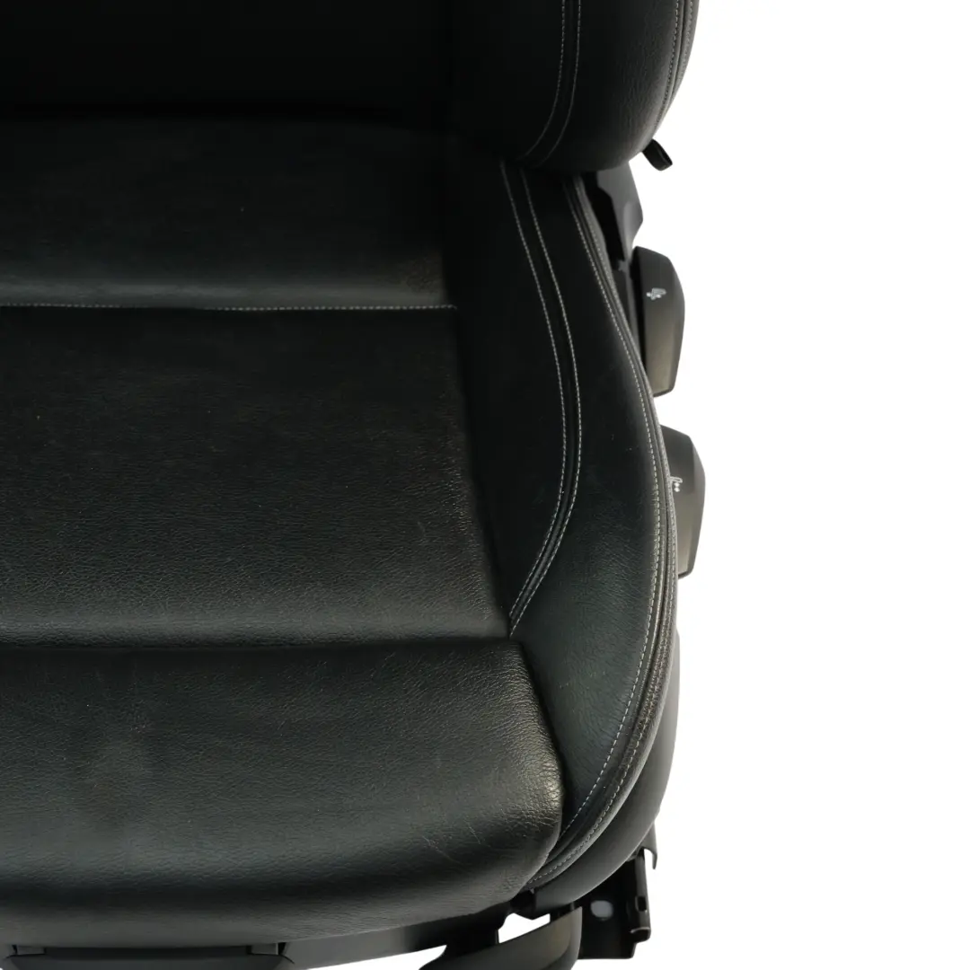  Front Sport Seat BMW X3 F25 X4 F26 Left N/S Heated Leather Nevada Black - SKU 7255677-4 - Part number 7255677
