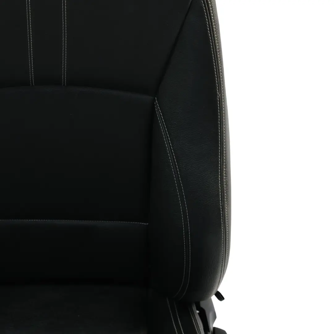  Front Sport Seat BMW X3 F25 X4 F26 Left N/S Heated Leather Nevada Black - SKU 7255677-4 - Part number 7255677
